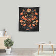 Midnight Vampire Cat - Wall Tapestry