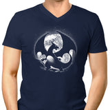 Moonlit Fire - Men's V-Neck