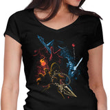 Mortal Fighters - Women's V-Neck