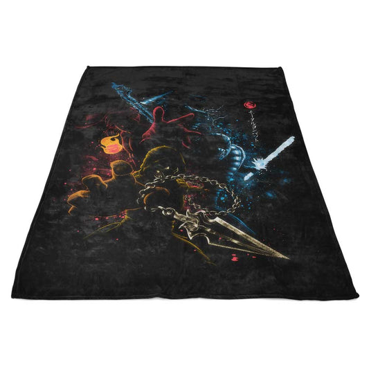 Mortal Fighters - Fleece Blanket