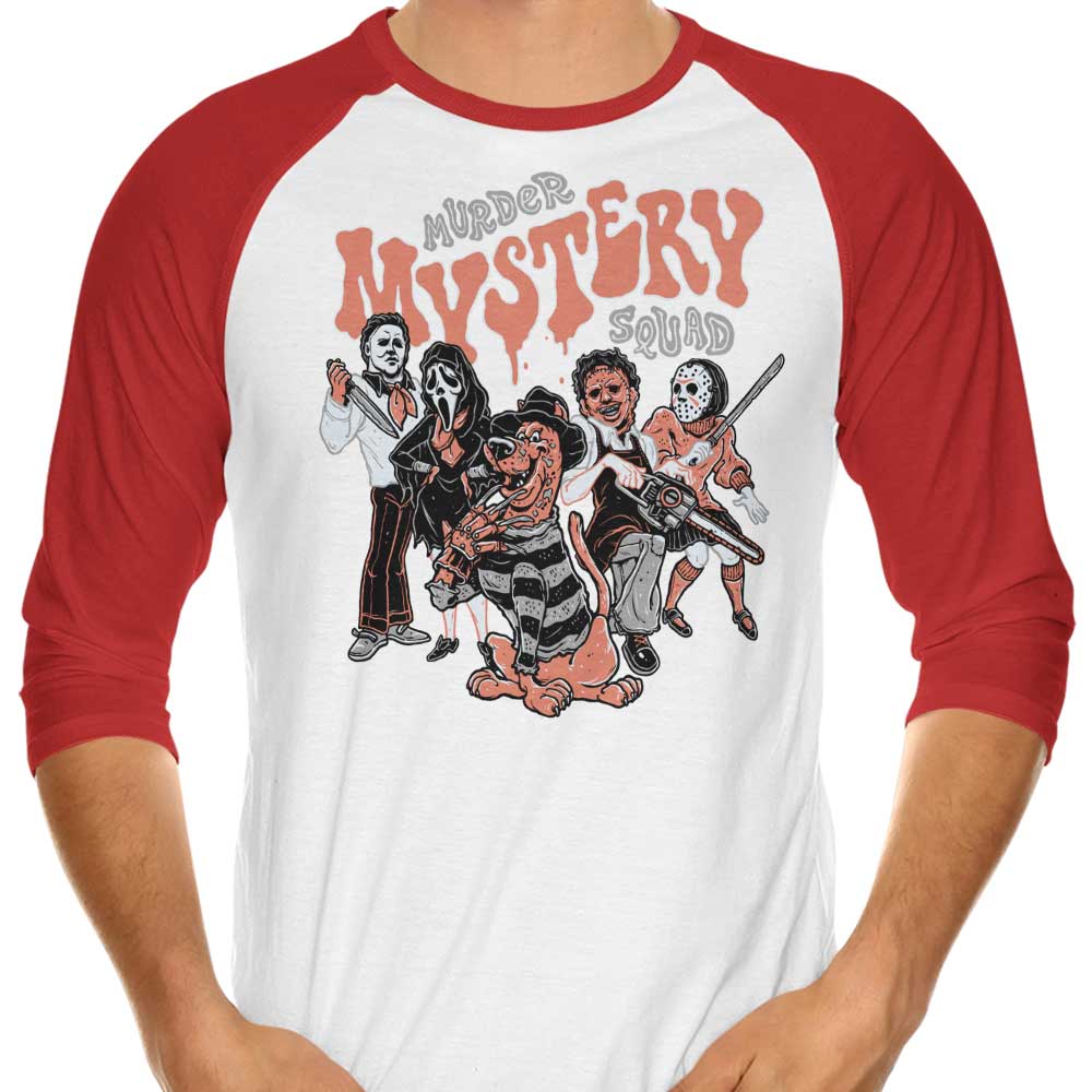 Murder Mystery Squad - 3/4 Sleeve Raglan T-Shirt