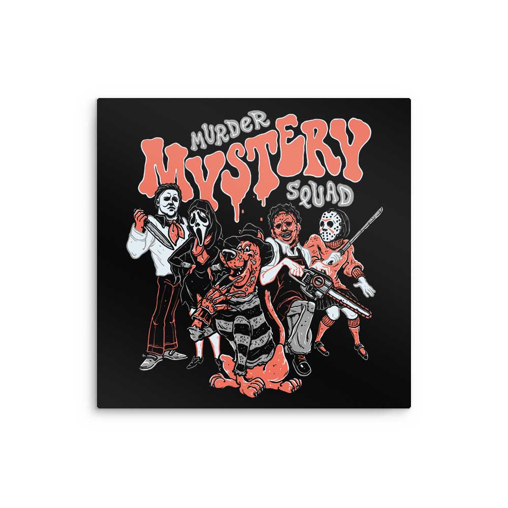 Murder Mystery Squad - Metal Print