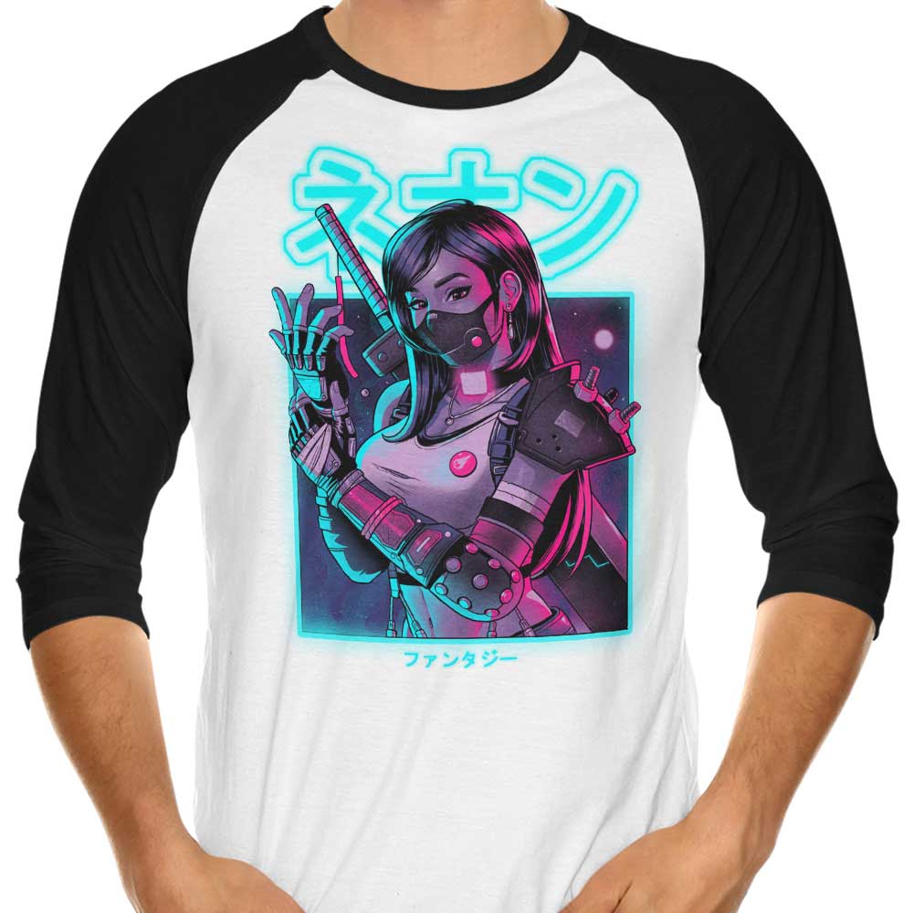 Neon Fantasy - 3/4 Sleeve Raglan T-Shirt