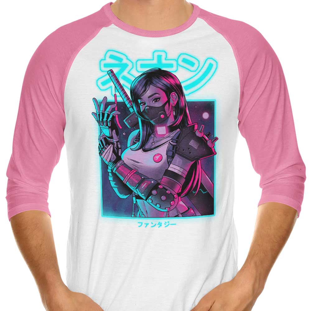 Neon Fantasy - 3/4 Sleeve Raglan T-Shirt