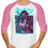 Neon Fantasy - 3/4 Sleeve Raglan T-Shirt