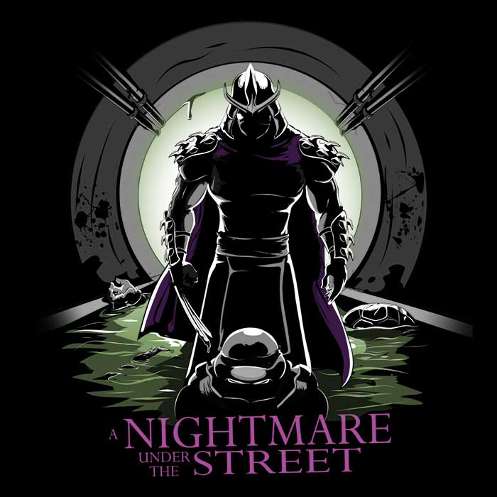 Nightmare Under the Street - Shower Curtain