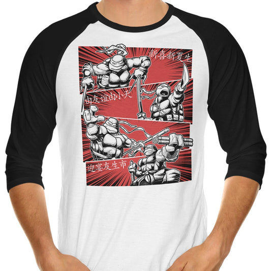 Ninja Squad - 3/4 Sleeve Raglan T-Shirt