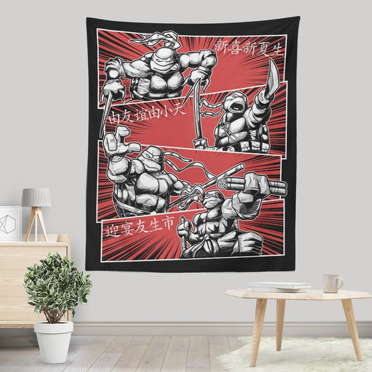 Ninja Squad - Wall Tapestry