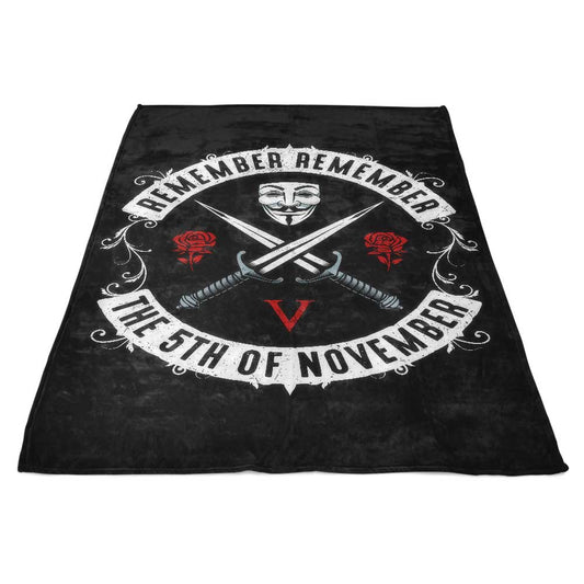 November V - Fleece Blanket