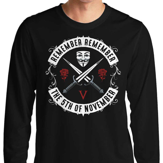 November V - Long Sleeve T-Shirt