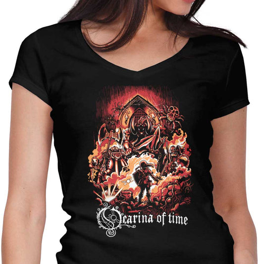 Ocarina of Legend - Women's V-Neck