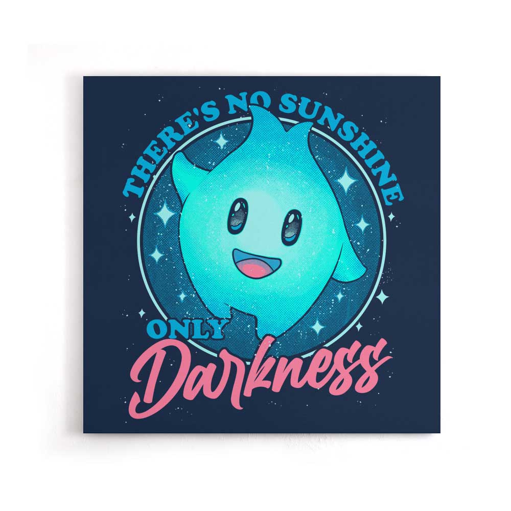 Only Darkness - Canvas Print