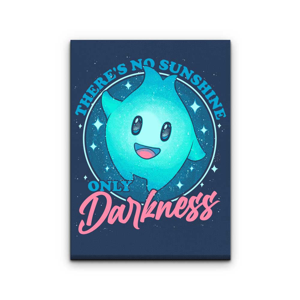 Only Darkness - Canvas Print