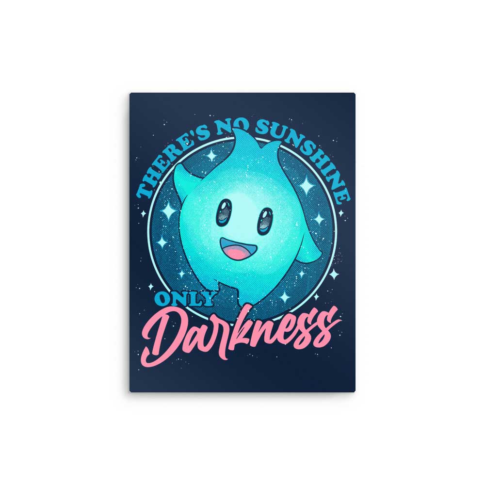 Only Darkness - Metal Print