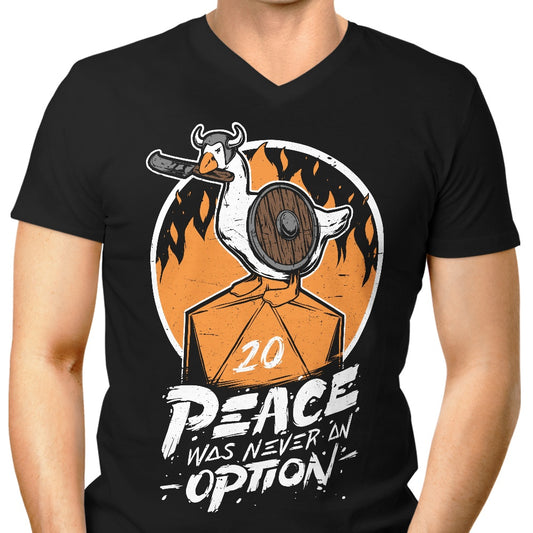 Peace Was Never an Option - Men's V-Neck