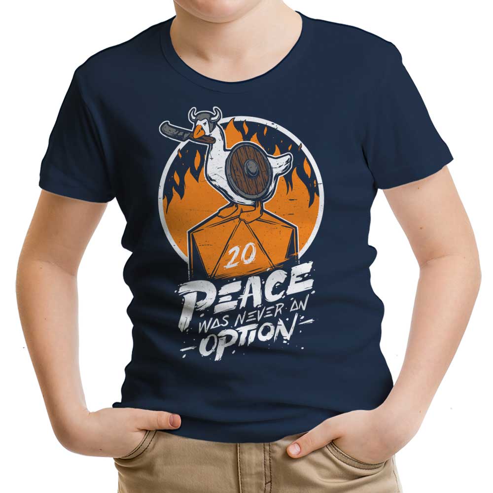 Peace Was Never an Option - Youth Apparel