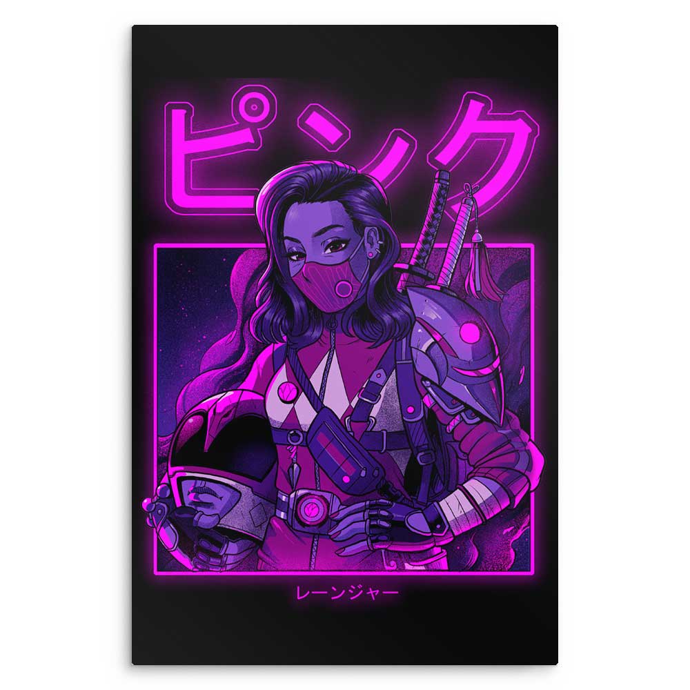 Pink Neon - Metal Print