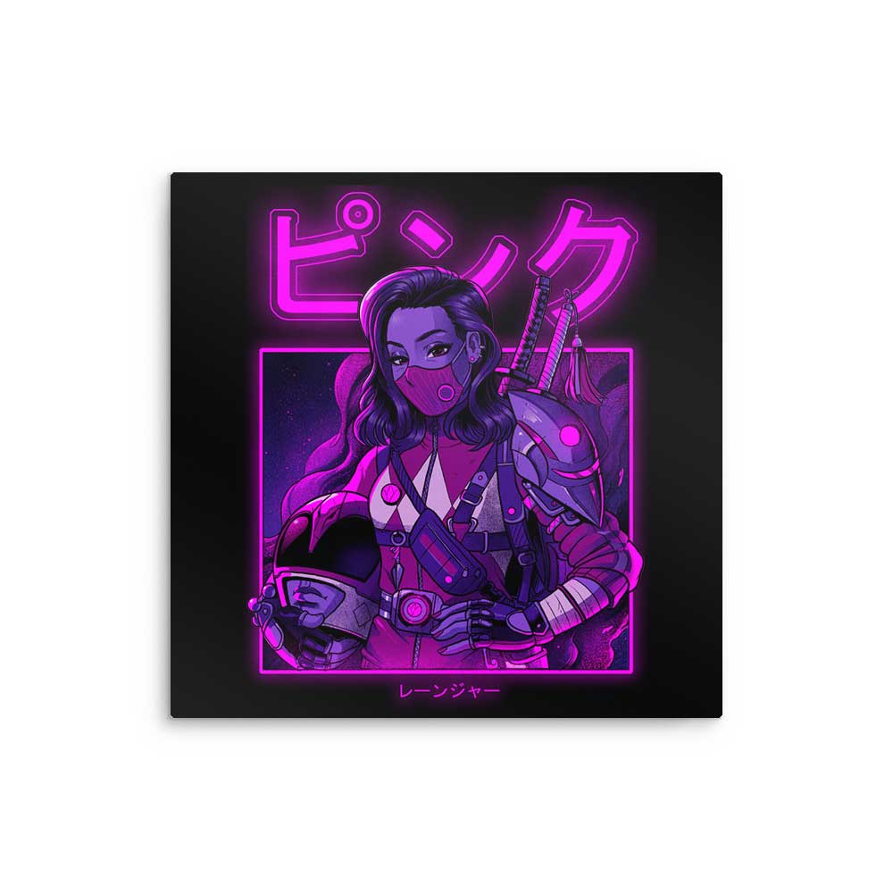 Pink Neon - Metal Print