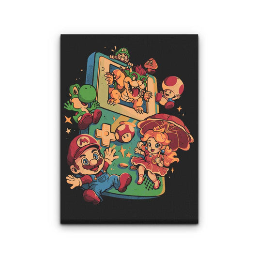 Plumber Game - Canvas Print