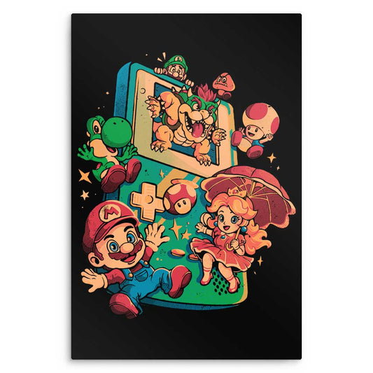 Plumber Game - Metal Print