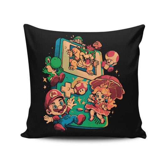 Plumber Game - Throw Pillow