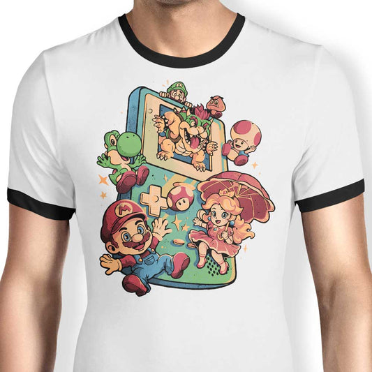 Plumber Game - Ringer T-Shirt