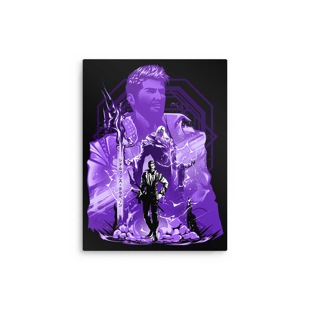 Power of Ramuh - Metal Print