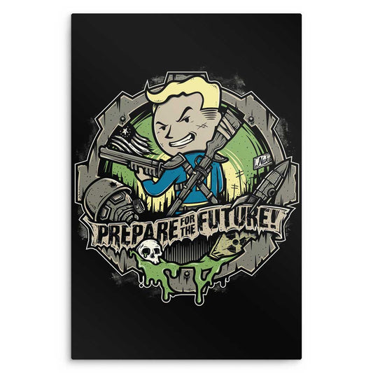 Prepare for the Future - Metal Print