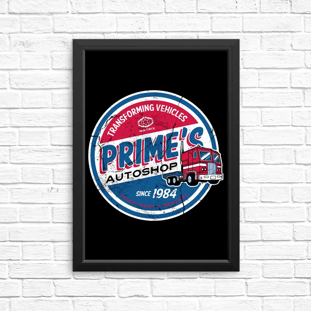 Prime's Auto Shop - Posters & Prints