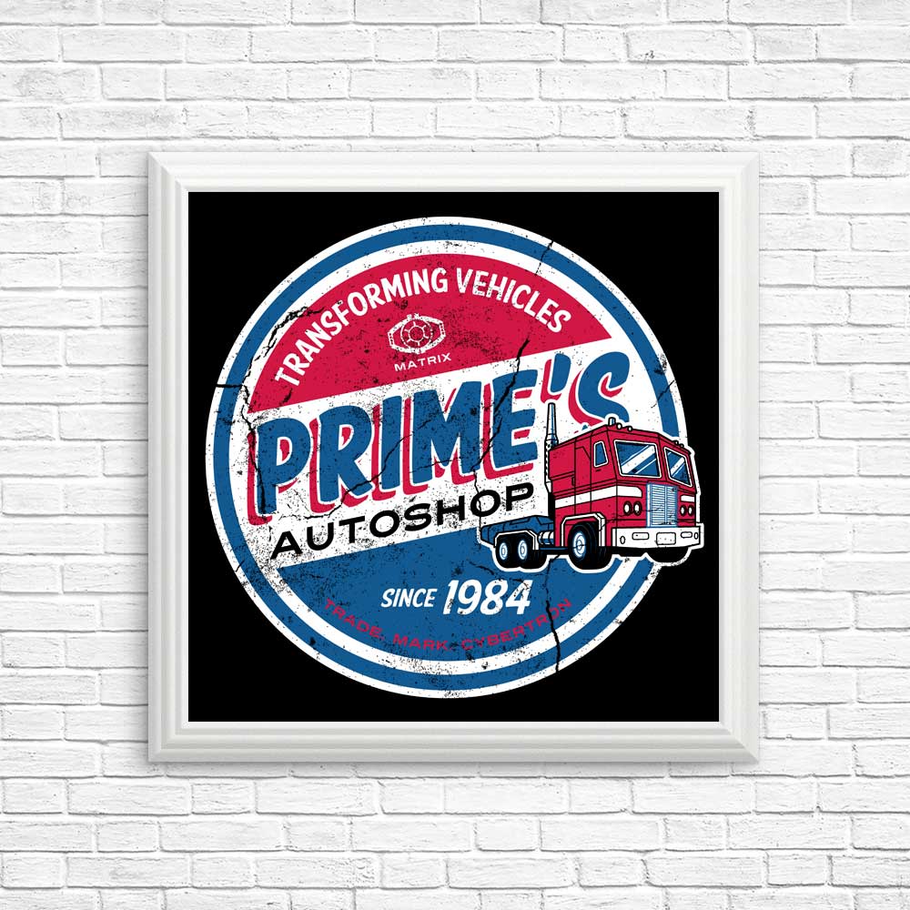 Prime's Auto Shop - Posters & Prints