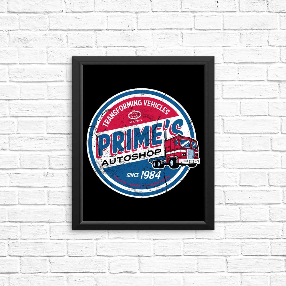 Prime's Auto Shop - Posters & Prints