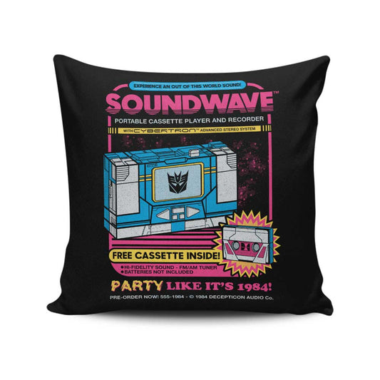 Pump Up The Volume - Throw Pillow