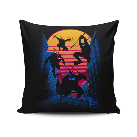 Rad Turtles - Throw Pillow