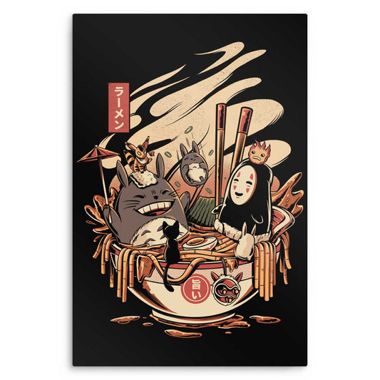 Ramen Pool Party - Metal Print