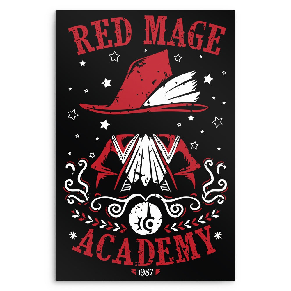 Red Mage Academy - Metal Print