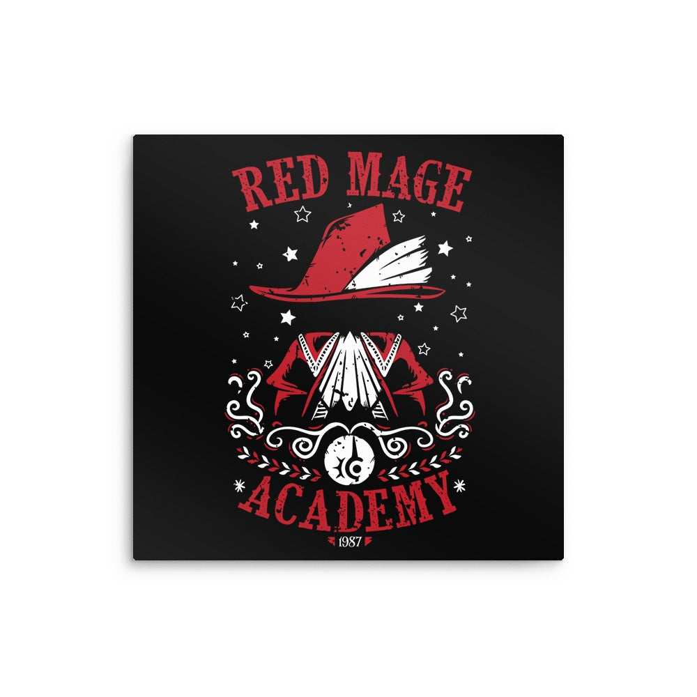 Red Mage Academy - Metal Print