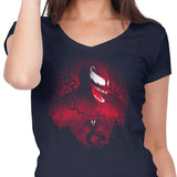 Red Symbiote - Women's V-Neck