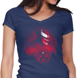 Red Symbiote - Women's V-Neck