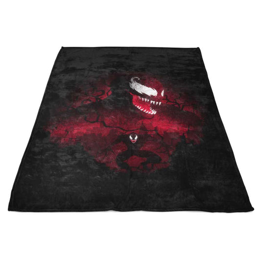 Red Symbiote - Fleece Blanket