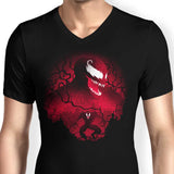 Red Symbiote - Men's V-Neck