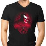 Red Symbiote - Men's V-Neck