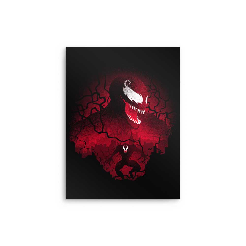 Red Symbiote - Metal Print