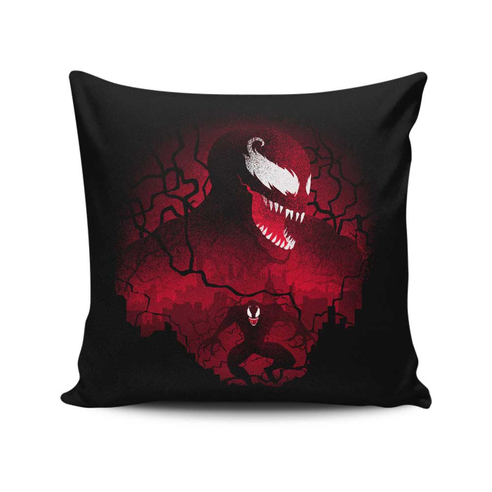 Red Symbiote - Throw Pillow