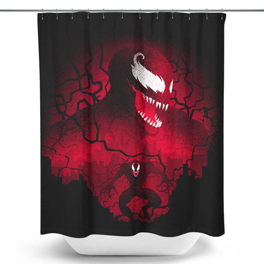 Red Symbiote - Shower Curtain