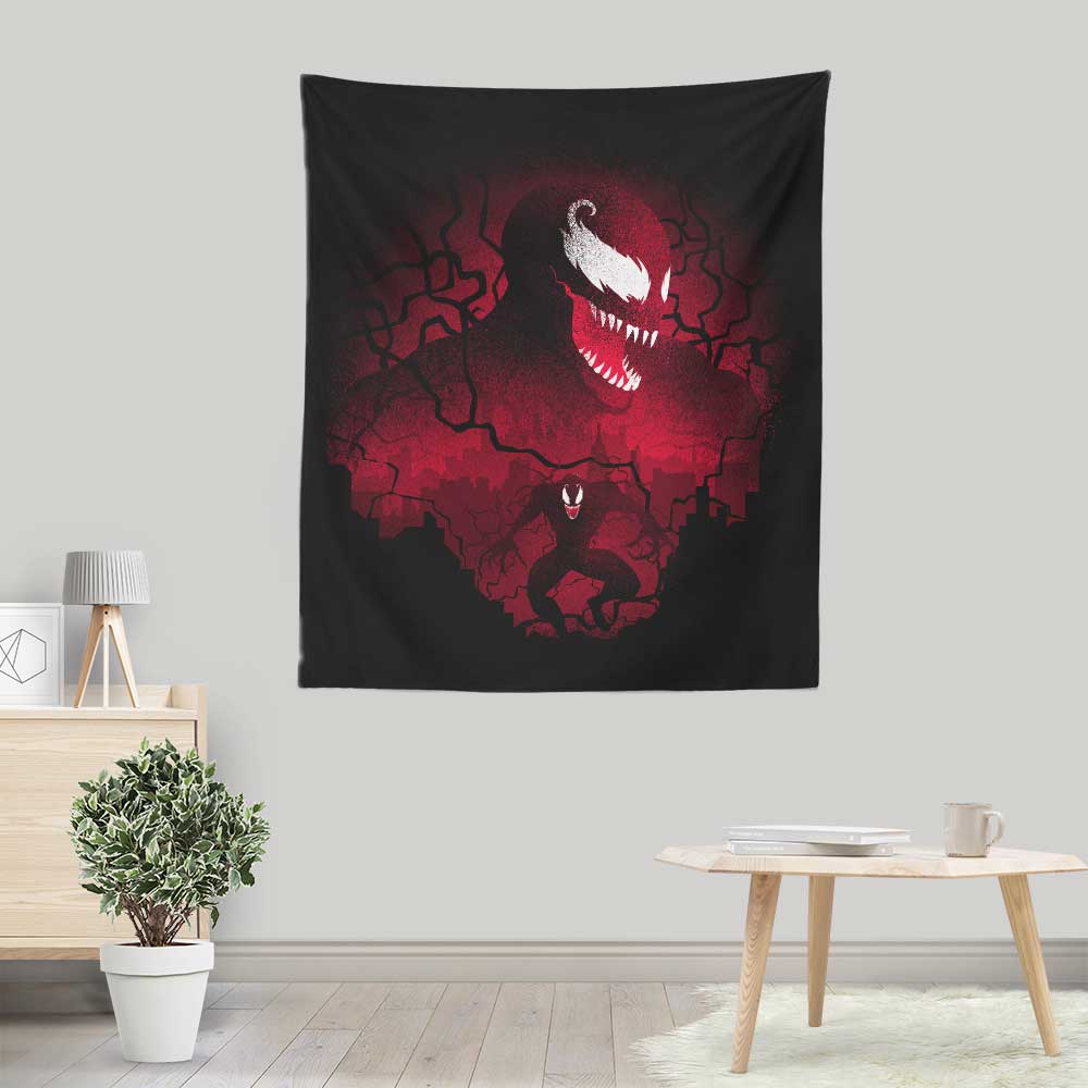 Red Symbiote - Wall Tapestry