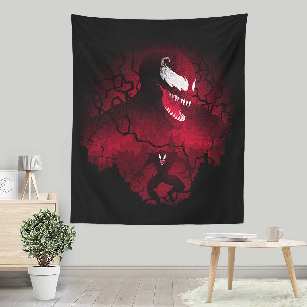 Red Symbiote - Wall Tapestry