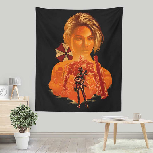 Resident Jill - Wall Tapestry