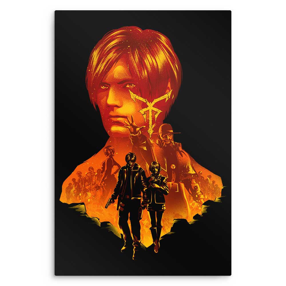 Resident Leon - Metal Print