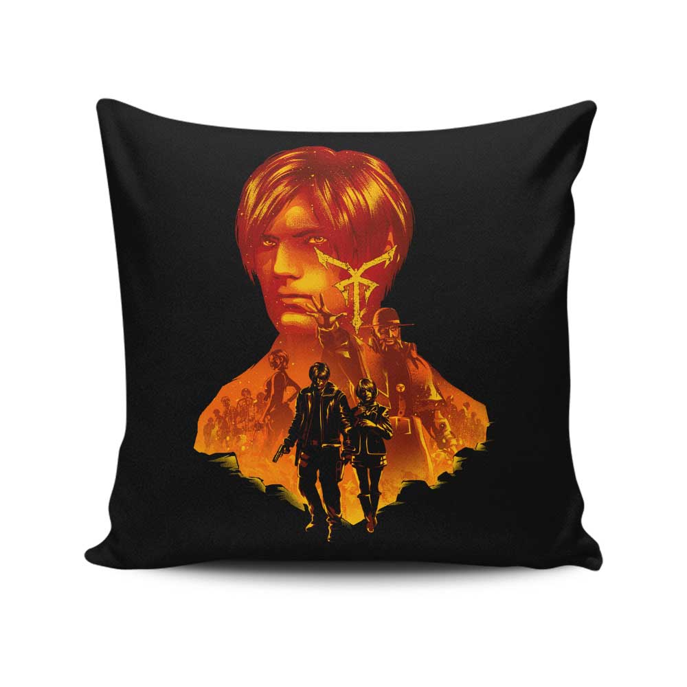 Resident Leon - Throw Pillow