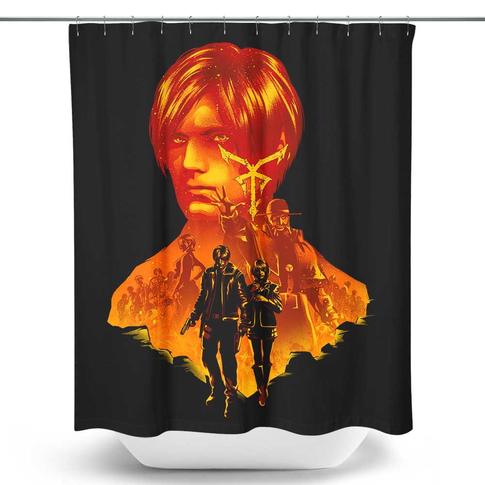 Resident Leon - Shower Curtain